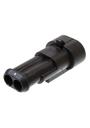 Колодка штырьевая 2-х конт 282104